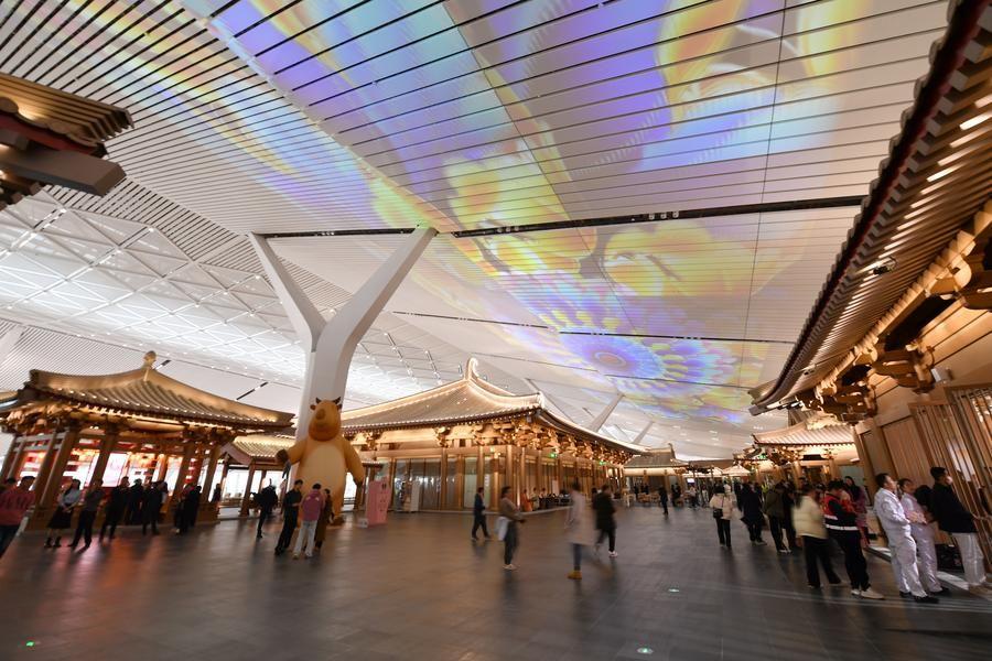 สนามบินซีอันเปิดใช้ 'อาคารผู้โดยสาร T5' ใหญ่โต พร้อมโชว์วัตถุโบราณ