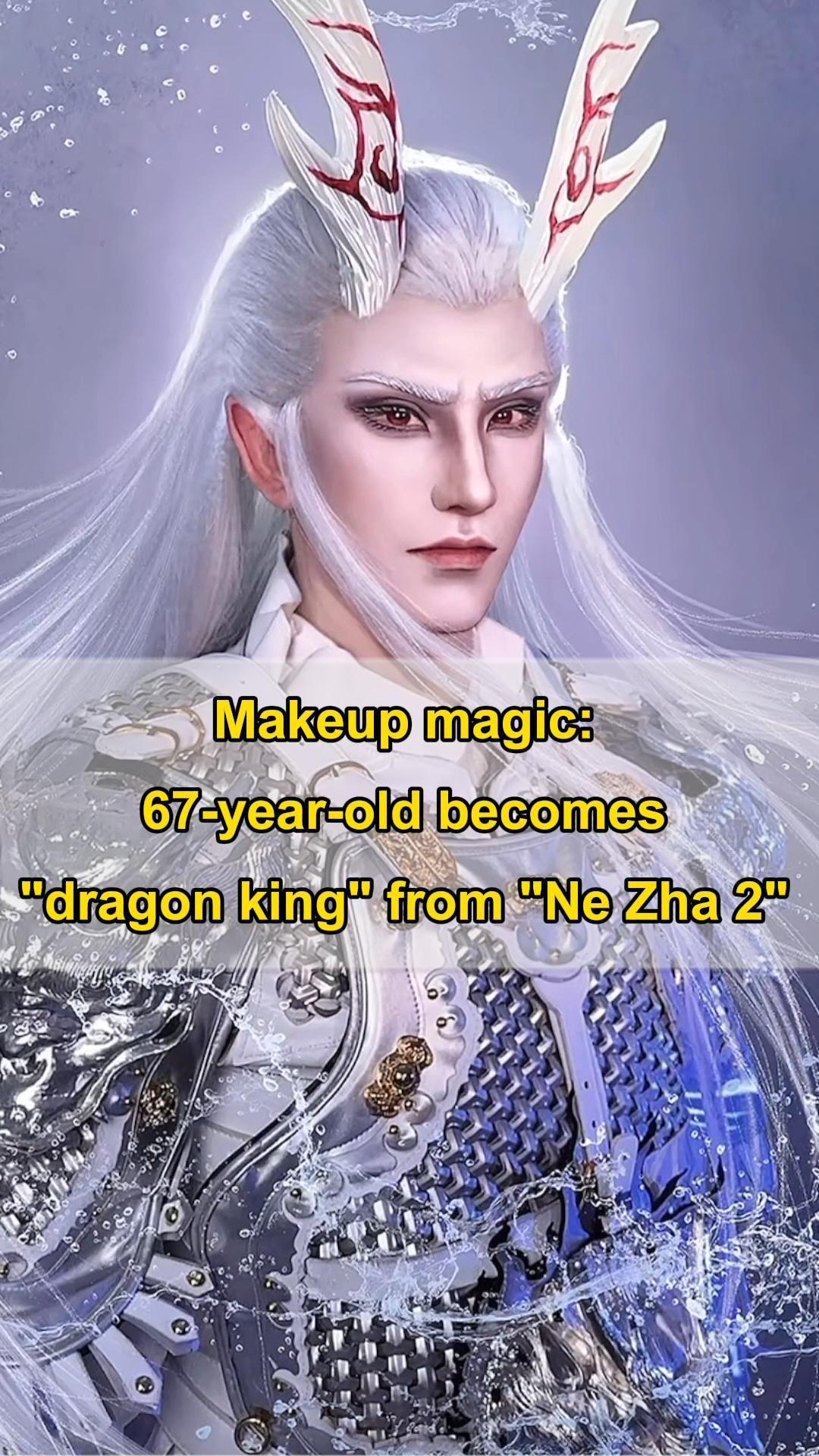 อย่างกับคนละคน! ลูกสาวสะบัดแปรงพลิกโฉม 'พ่อ' วัย 67 เป็นตัวละครนาจา 2