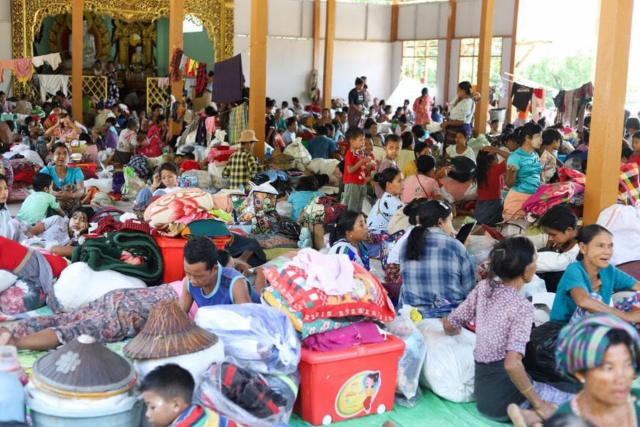 บ.จีนบริจาคของบรรเทาทุกข์ ช่วยผู้ประสบภัย 'น้ำท่วม' ในเมียนมา