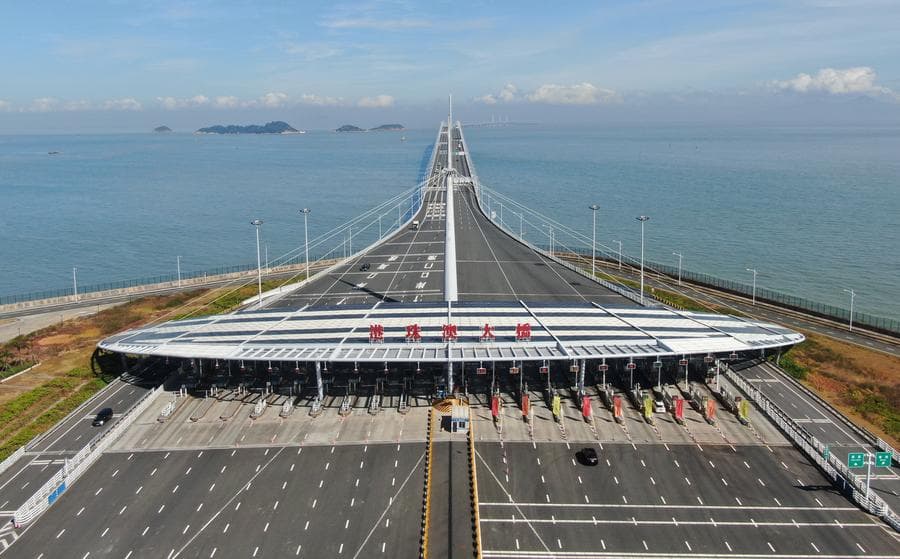 สะพานฮ่องกง-จูไห่-มาเก๊า รับรองยานยนต์สูงทุบสถิติรายวัน