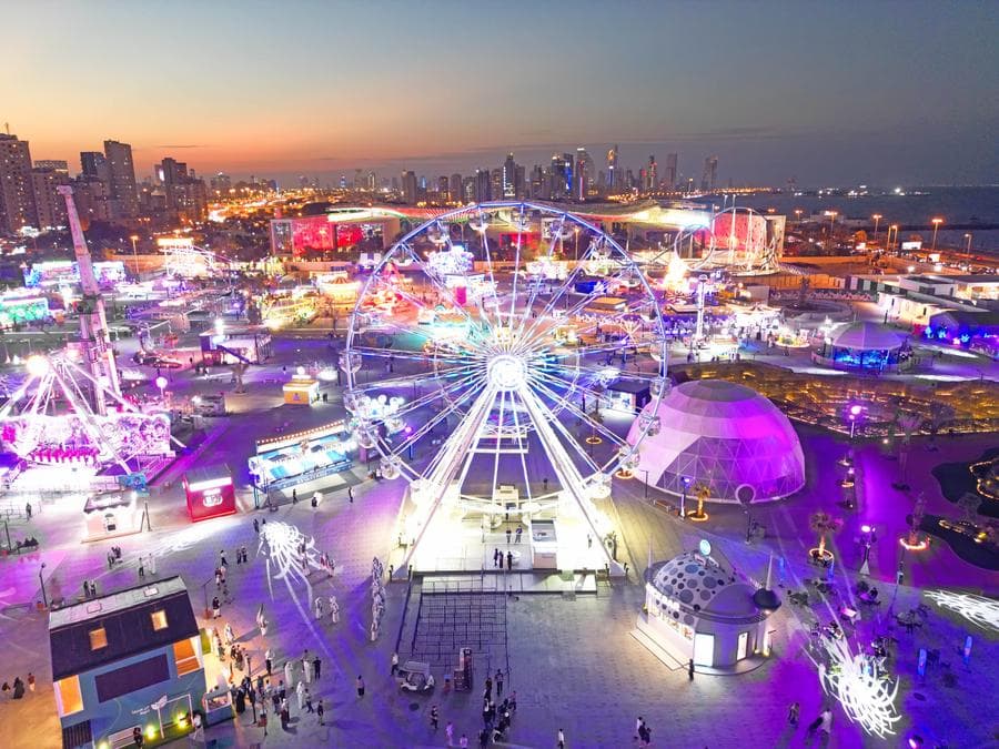 สีสันหรรษากับงาน 'วินเทอร์ วันเดอร์แลนด์' ในคูเวต