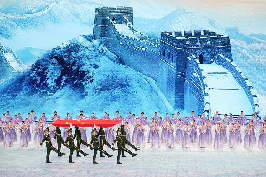 ประมวลภาพพิธีเปิด 'เอเชียนเกมส์ ฤดูหนาว' ครั้งที่ 9 ในฮาร์บิน (ชุดที่ 1)