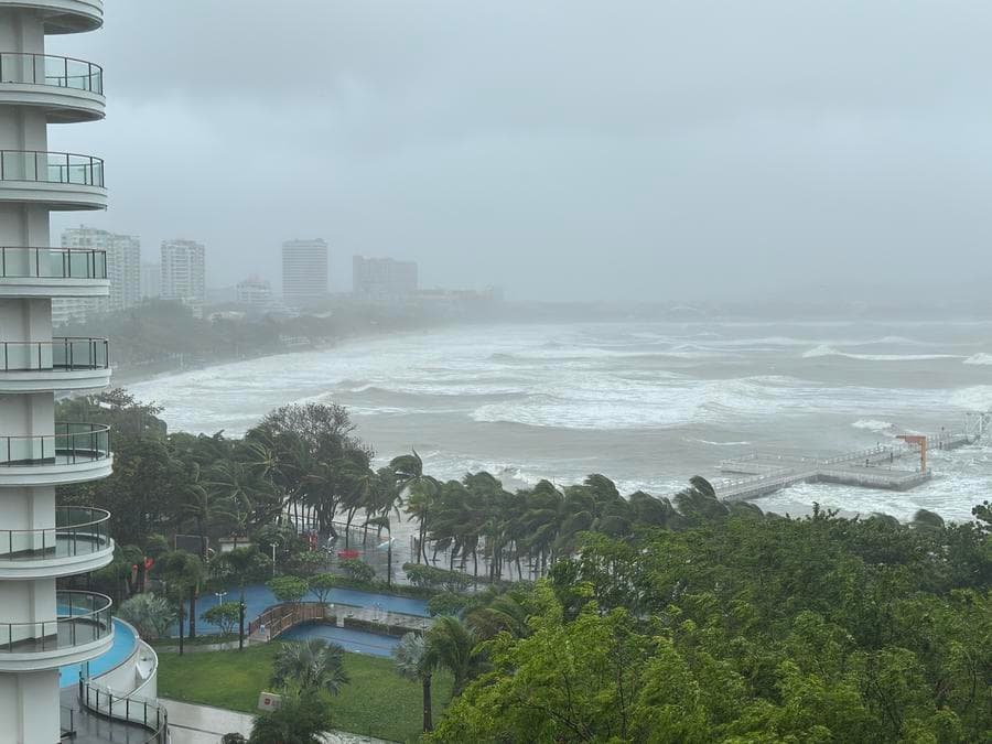 จีนเตือน 'ไต้ฝุ่นหวู่ติ๊บ' สีเหลือง ระวังลมแรง-ฝนตกหนัก