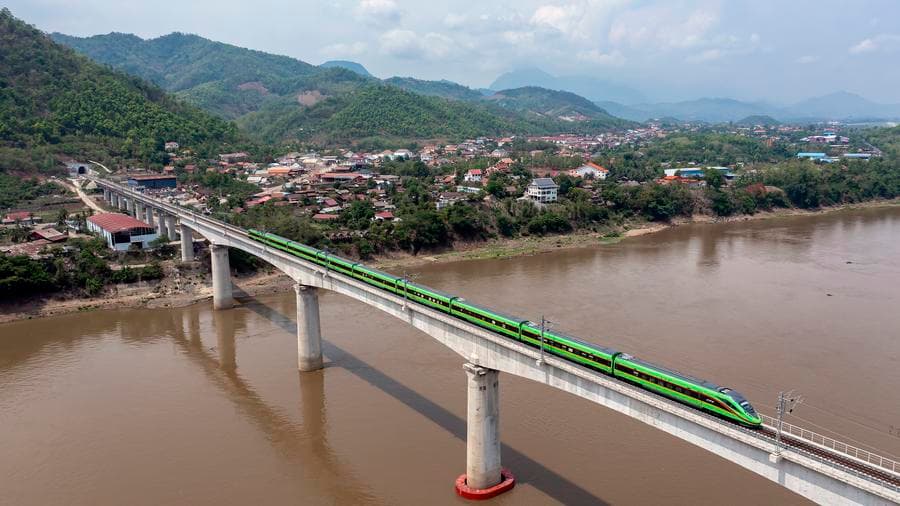 รถไฟจีน-ลาวขนส่งสินค้า ช่วงม.ค.-พ.ค. ทะลุ 1 หมื่นล้านหยวน