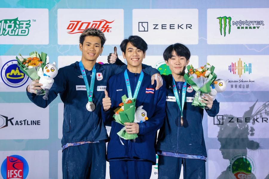 เด็กไทยคว้าเหรียญทอง 'ปีนผาจำลอง' ชิงแชมป์เอเชียในกุ้ยหยาง