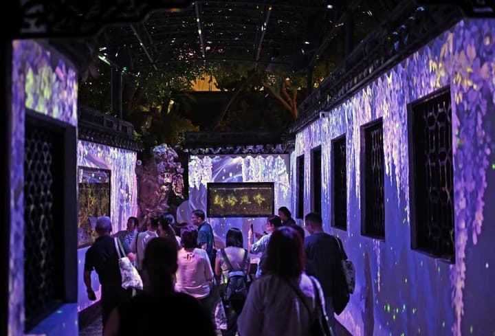 ครั้งแรก! สวนอวี้หยวนในเซี่ยงไฮ้ เปิด 'เที่ยวชมกลางคืน' แสงสีเสียงจัดเต็ม