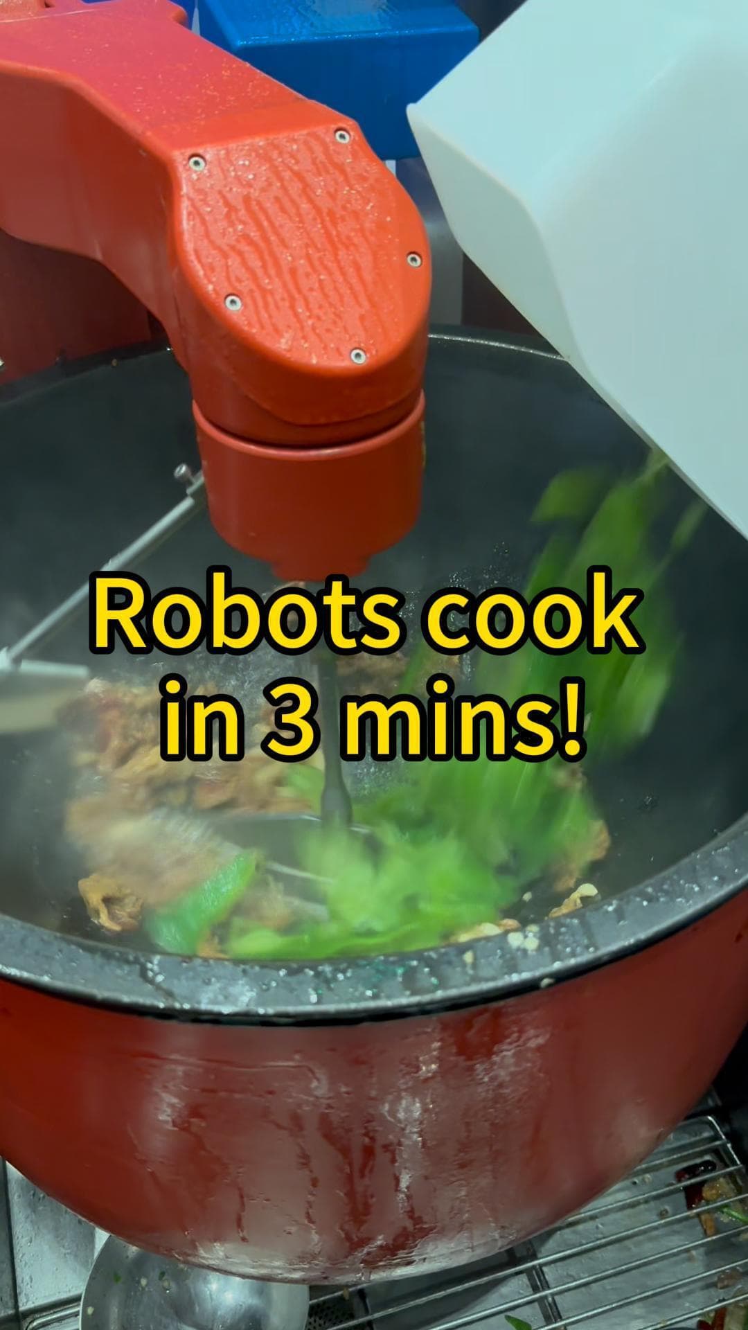 น้ำลายสอ! 'เชฟหุ่นยนต์' ประชันฝีมือปรุงอาหารในปักกิ่ง