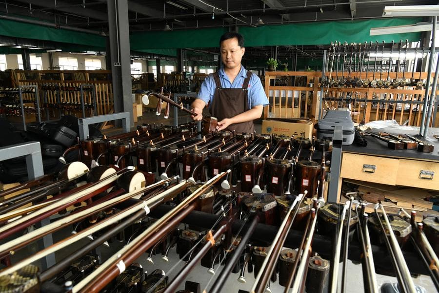 อุตฯ ผลิต 'เครื่องดนตรี' ในเหอเป่ย ผลิตกว่า 1 ล้านชิ้น/ปี