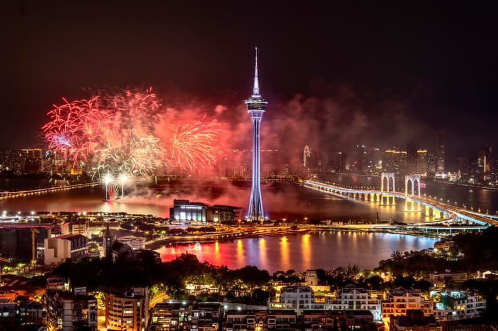 สุดตระการตา 'มาเก๊า' จัดประกวด 'ดอกไม้ไฟ' นานาชาติ ครั้งที่ 33