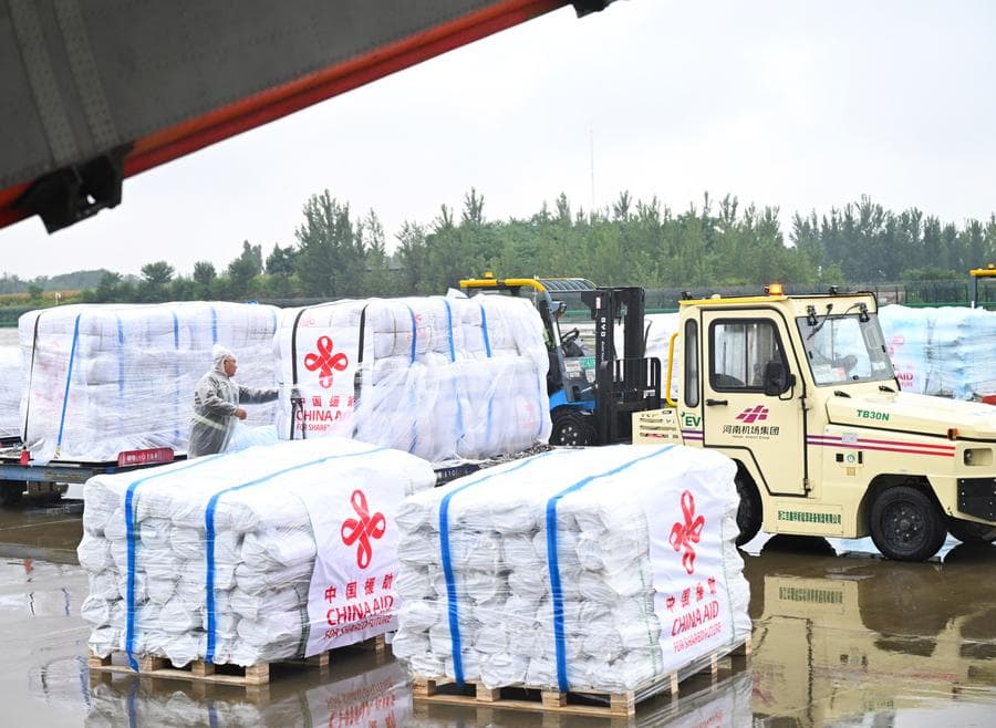 จีนส่งสิ่งของบรรเทาทุกข์ ช่วยปากีสถานรับมือน้ำท่วม