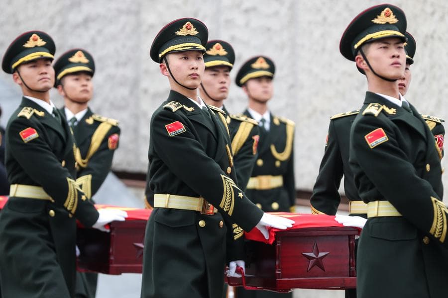 จีนเตรียมจัดพิธีศพทหารอาสาสมัครร่วมรบ 'สงครามเกาหลี