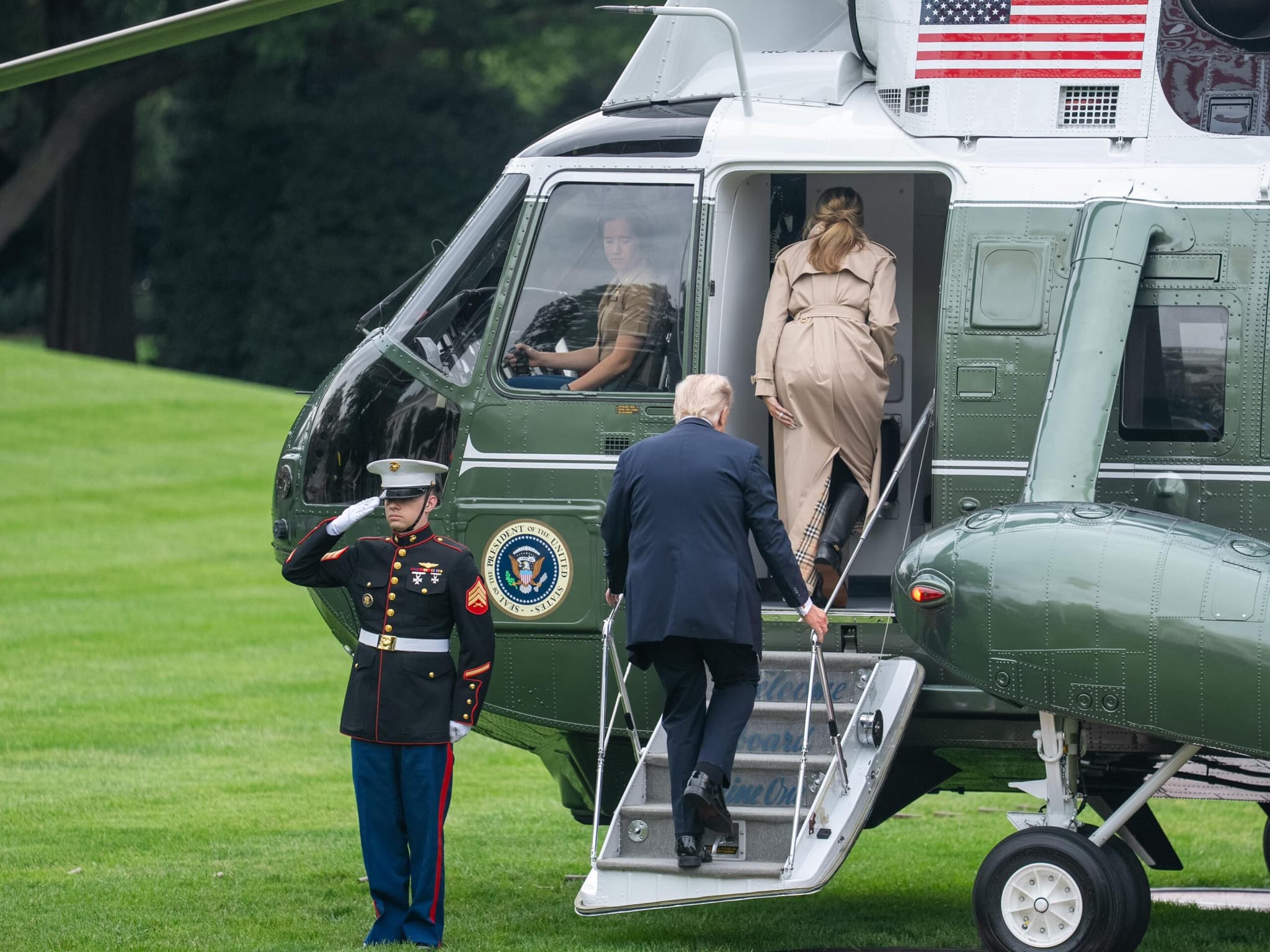 ทรัมป์ปิดฉากเยือนสหราชอาณาจักร ชี้เห็นต่างรับรอง 'รัฐปาเลสไตน์' ท่ามกลางเสียงประท้วง