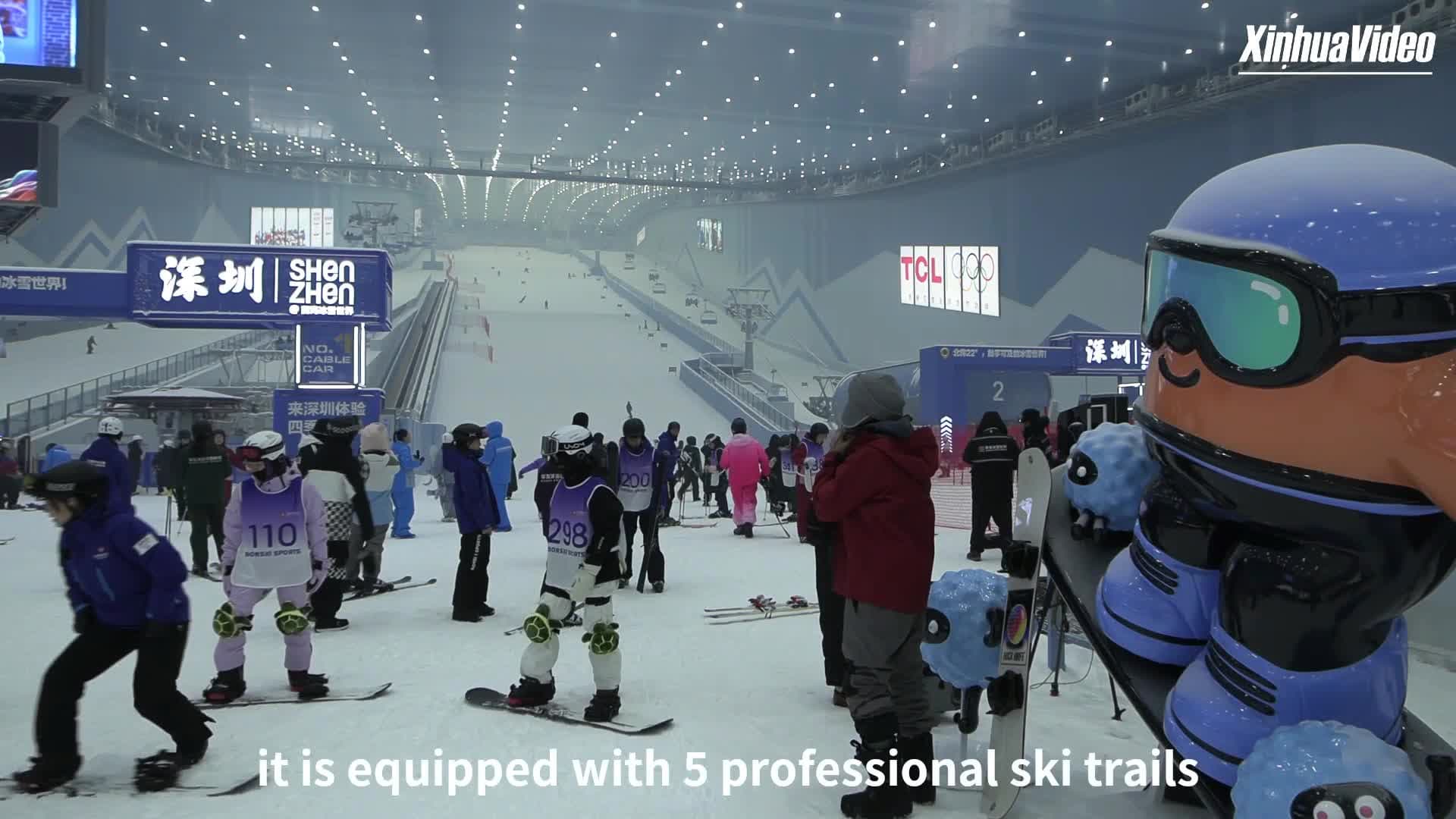 เซินเจิ้นเปิด 'ศูนย์สกีในร่ม' ใหญ่สุดในโลก เทียบเท่า 14 สนามฟุตบอล