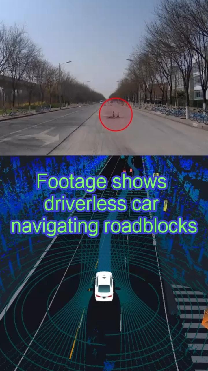 รถยนต์ไร้คนขับจีน' หลบสิ่งกีดขวางบนถนนจริงแม่นยำ-ลื่นไหล