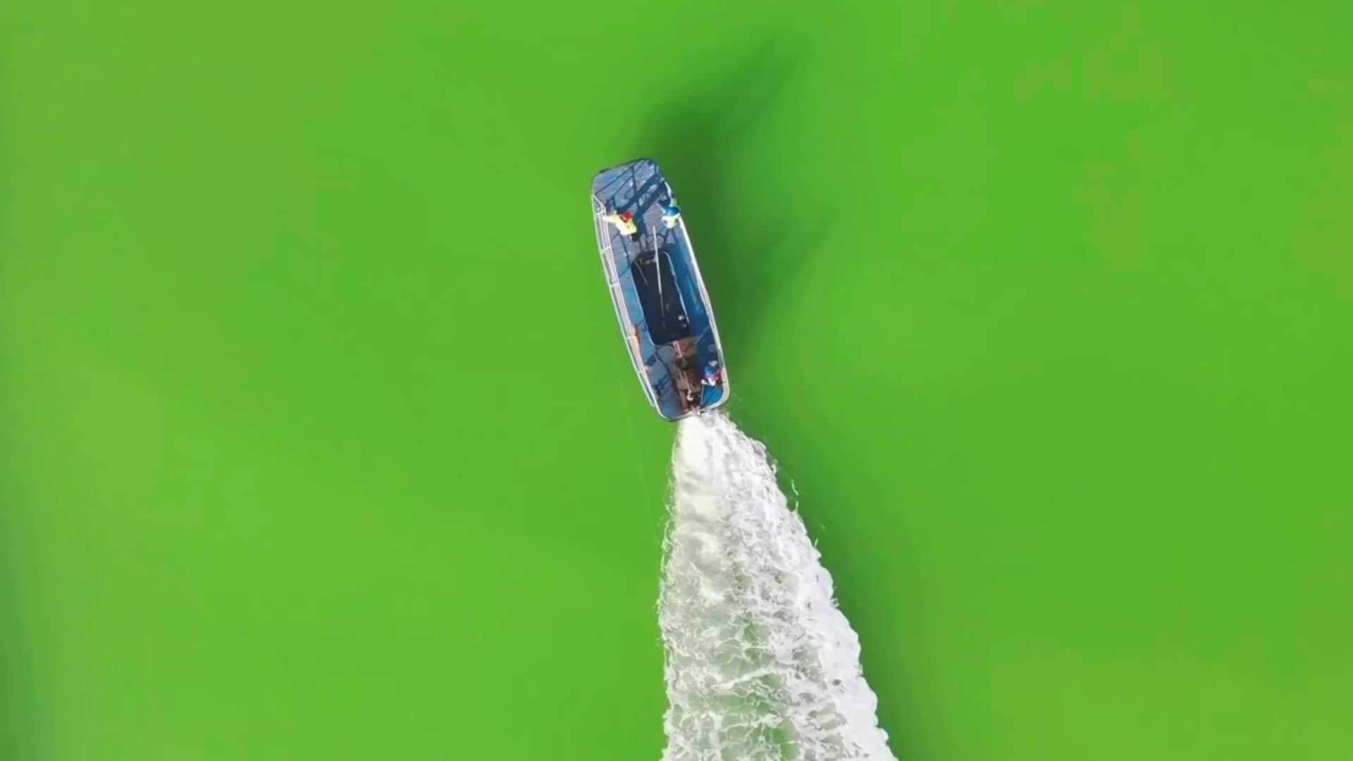 ผืนน้ำเขียว ผลึกเกลือขาว ขับเน้นความงาม 'ทะเลสาบน้ำเค็ม' ในซินเจียง