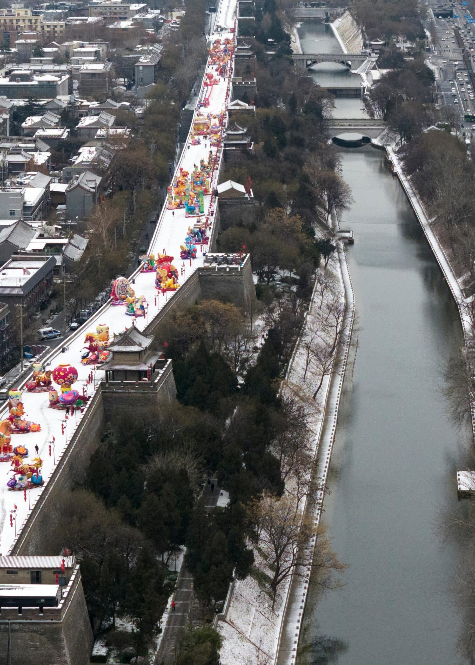 คูน้ำล้อมเมืองโบราณ 'ซีอัน' เชื่อมต่อสมบูรณ์ครั้งแรกในรอบ 70 ปี