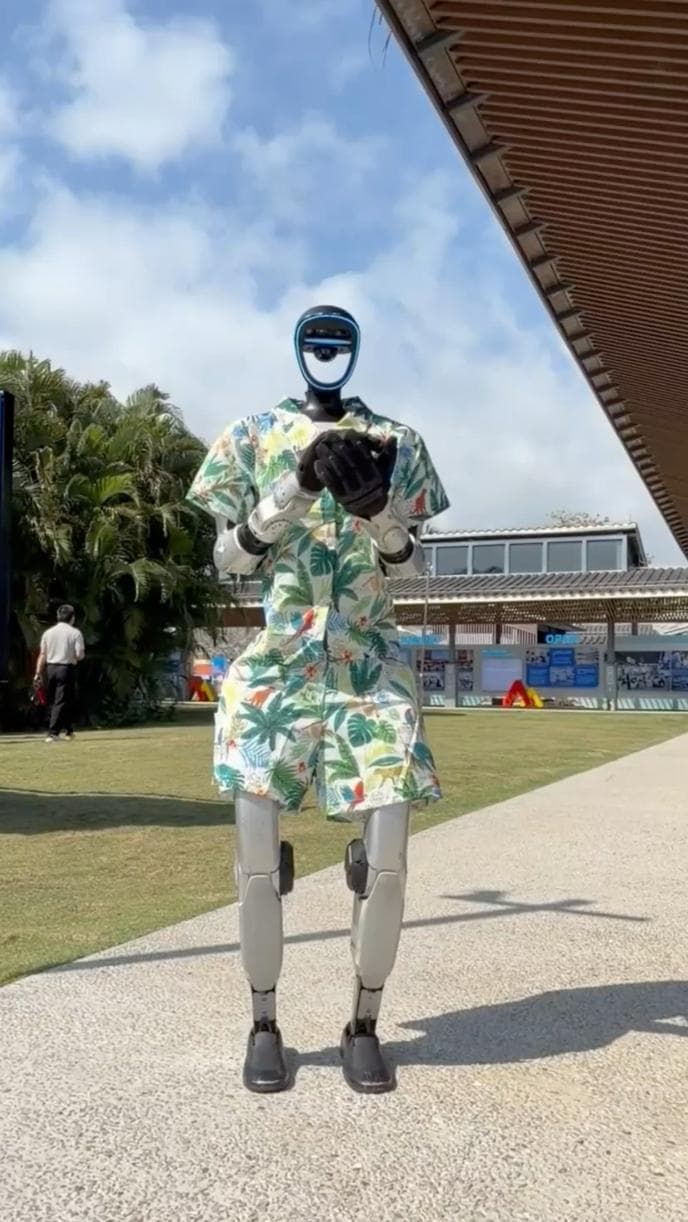 เก็บตกสีสัน ‘หุ่นยนต์จีน’ โชว์เต้น-ตีลังกาในการประชุมเอเชียโป๋อ๋าว