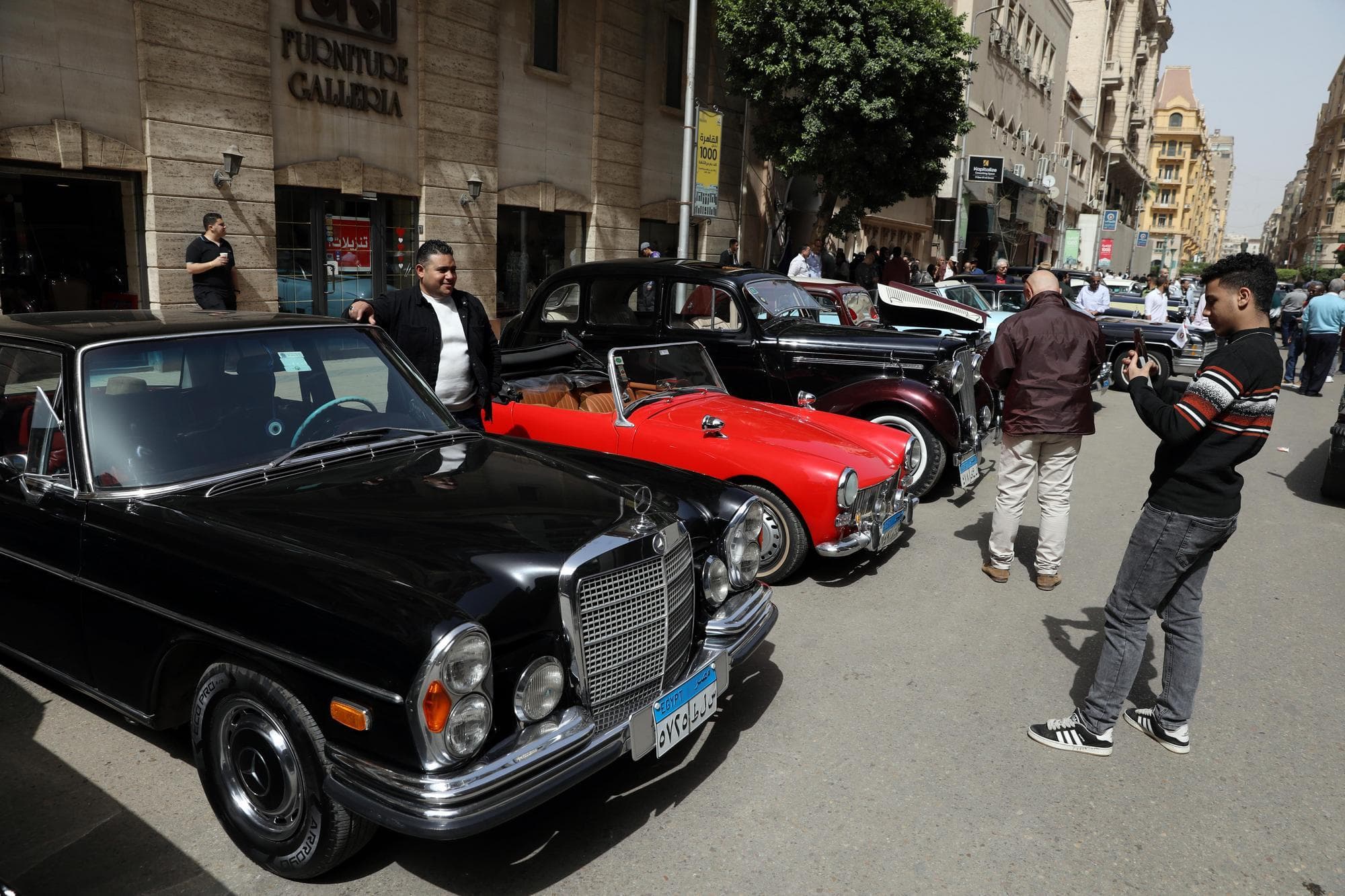 อียิปต์โชว์รถโบราณหาชมยาก รำลึกยุคทองการออกแบบยานยนต์