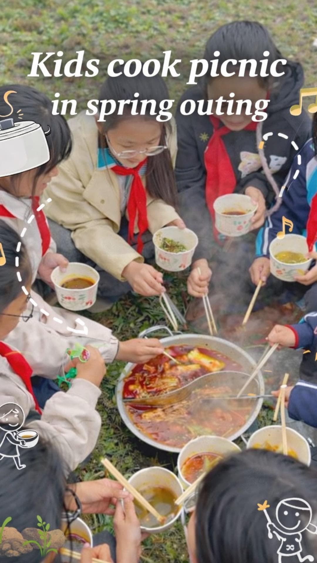 มื้อนี้สนุกแน่! เด็กประถมจีนฝึก ‘ทำอาหาร’ ล้างผักก่อไฟในเสฉวน